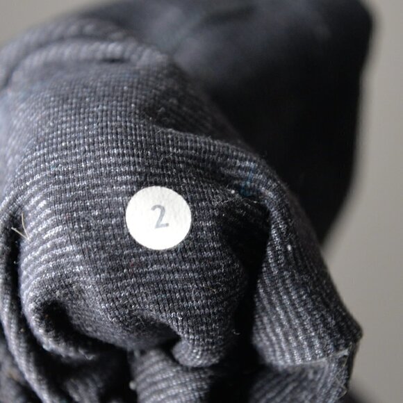 Lululemon Will Pant High Rise Black Deep Coal Slub Denim Sz 2 - Picture 4 of 7